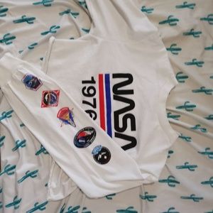 Nasa cropped sweater